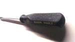 Klein Tools 19428 Grip-it Keystone-tip Screwdriver 5-7/8'' Round-shank Germany. Fixed Price $25.58.