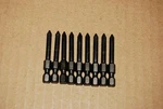 Lot Of Apex 491 1/4" Power Drive Hex Shank #1 Phillips Bits New. Fixed Price $20.00.