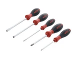 Wiha 5 Piece Softfinish Slotted And Phillips Screwdriver Set 30277. Fixed Price $28.95.