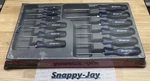 Snap-on Tools Usa New 12PC Power Blue Soft Grip Mix Screwdriver Set SGDXW120BMB. Fixed Price $349.95.