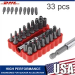 33 Torx Bit Set Tamper Proof Security Torq Hex Star Spanner Tri Wing Screwdriver. Fixed Price $5.50.