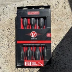 Craftsman V-series Screwdriver Set, Piece (CMHT65618V) New Phillips & Flat. Fixed Price $89.00.