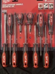 Milwaukee Tools 10PC Screwdriver Set Strong Magnetic Tip High Leverage New !. Fixed Price $35.00.