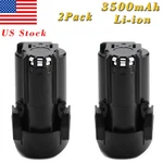 3.5AH For Black&decker LB12 LBXR12 LBX12 BL1510 BL1310 2PCS 12V Li-ion Battery. Fixed Price $41.90.