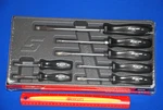Snap-on New Ships For Free Black Hard Grip Combo Screwdriver Set SDDX70A. Fixed Price $254.32.