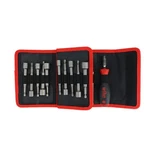 Wiha 76084 22-PC Centrofix Bit Holder & Power Blade Nut Driver Set. Fixed Price $130.00.