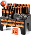 Valuemax 126-PC Magnetic Screwdriver Set With Plastic Racking Black. Fixed Price $73.98.