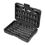 Warrior 100-PIECE Security Bit Set W/case Spline Hollow Star Hex Square 68457. Fixed Price $35.00.