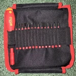 Wiha 28390 Insulated Slimline Interchangeable Set Includes Handle With Pouch. Fixed Price $90.00.