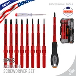 10PC Electrician's Insulated Magnetic Electrical Hand Screwdriver Tool Set New. Fixed Price $17.99.