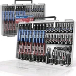 41-PIECE Premium 1/4" Magnetic Impact Nut Driver Set Black, Red, Blue. Fixed Price $66.49.