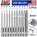 11PCS T6-T40 Magnetic Head Torx Screwdriver Bit Sets Security Tamper Proof Star. Fixed Price $5.99.
