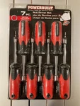 Powerbuilt 7 Pc Metric Nut Driver Set - 646042. Fixed Price $18.97.
