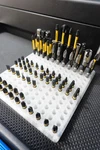 Hex Organizer Holds 165 Bits Drill Storage For Toolbox Drawer & Shop. Fixed Price $15.00.