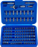 Neiko 10048A Security Bit Set 100-PIECE Cr-v Steel 1/4-INCH Adapters Phillip. Fixed Price $28.25.