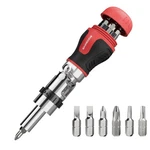 8 1 Stubby Ratcheting Screwdriver Multi Tool All One With 6.... Fixed Price $23.49.