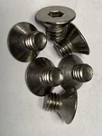 (6 )M6-1.0X10MM Stainless Non-magnetic Flat Head Countersunk Hex Socket (23JN62). Fixed Price $9.95.