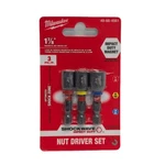 Milwaukee Tool 49-66-4561 Shockwave 1-7/8" Magnetic Nutdriver Set 1/4, 5/16, 3/8. Fixed Price $13.49.