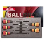 Vessel Ball Grip Ratcheting Screwdriver Set 5PC Phillips Slotted Flat. Fixed Price $89.77.