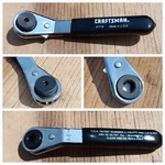 Vintage Craftsman Offset Reversible Screwdriver 1/4" Hex Bit Wrench 41716 Usa. Fixed Price $24.99.