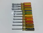 Matco Tools Usa 10PC 3/16" 9/16 Sae Hard Handle Nut Driver Set, ND6-ND18. Fixed Price $199.99.