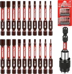 21-PIECE 2.5" Hex Head Allen Wrench Drill Set, 1/4" Screwdriver. Fixed Price $10.36.