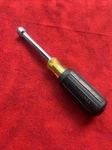 Klein Tools 640-3/8" Nutdriver Usa Cushioned Grip (TB1.1). Fixed Price $12.00.
