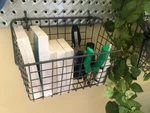 Spectrum Pegboard & Wall Mount Wire Basket Large (industrial Gray) - Storage. Fixed Price $15.00.