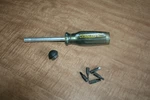 Vintage Stanley 66-801 Magnetic Screwdriver W/ 5 Bits Tested Works!! See Pix!!. Fixed Price $11.99.
