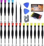 Precision Screwdriver Set Toolmak 21PCS Magnetic Small With Slotted. Fixed Price $13.93.