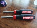 2 Pcs Craftsman CMHT65079 Red Magnetic Bit Holder Spinner Handle. Fixed Price $8.98.