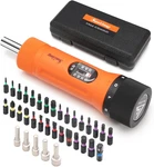 36PCS Torque Screwdriver Wrench Set 10-70 Inch Pounds Lbs With 29 S2 Bits. Fixed Price $40.99.