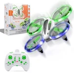 Sharper Image 2.4GHZ Rc Glow Up Stunt Drone With Led Lights. Fixed Price $12.74.