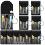 Jutom 10 Set Mini Screwdriver Keychain Bulk Includes 3 Yellow, Red, Blue. Fixed Price $14.22.