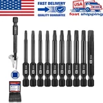 Workpro 10 Pcs Magnetic Square Set 2.3 Inch Long Screwdriver W/ Box. Fixed Price $16.99.