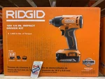 Ridgid Canada 18V Cordless 1/4-INCH Impact Driver Kit With Battery And Charger. Fixed Price $124.69.