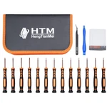 Hengtianmei 18-PIECE S2 Precision Screwdriver Set With Case- Torx, Orange. Fixed Price $37.28.