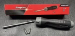 New Snap-on SGDMRC44BDT Dark Titanium Grey Ratchet Screwdriver 2 Bits. Fixed Price $89.99.