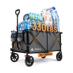 Hikenture Collapsible 330LBS Capacity, 200L Extra Large Wagons Carts Fo.... Fixed Price $131.31.