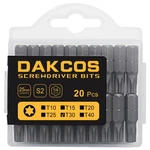 Dakcos 20 Piece T30 Torx Bit Set, 25MM Short Screwdriver Alloy Steel. Fixed Price $16.99.