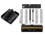 Repair Tool Set Magnetic Screwdriver Crv Bits Extension Rod Mat 47 In 1. Fixed Price $16.99.