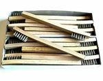 24-PACK 8" Long Stainless Steel Wire Wood Handle Brush Rust & Dirt Removal. Fixed Price $24.95.