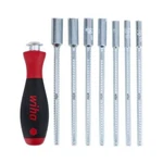 Wiha 28198 Drive-loc Vi Metric Nut Drivers Blade Set In Durable Pouch. Fixed Price $68.01.