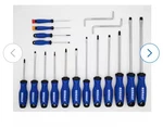 Kobalt 18-PIECE Screwdriver, Precision, Hex, Torx Set Blue 5055416 W/ Case. Fixed Price $24.99.