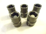 Magnetic Sockets, 5 Pcs, 1/2 Drive 9/16 Hex, Impact, Hanson, Usa, New/other.. Fixed Price $12.50.