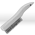 Jaz 80410 Scratch Brush Shoe Handle Rows Steel. Fixed Price $22.55.