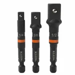 Klein Tools 65030A 3PIECE Impact Driver Socket Adapter Set, 3INCH Quickconnec.... Fixed Price $19.20.