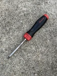 Snap-on Tools SGDMRC4A Soft Grip Ratcheting Screwdriver W/ Bits Removable Shaft. Fixed Price $59.99.