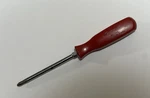 Snap On SSDZ42 Vintage #2 Phillips Pozidriv Red Hard Plastic Handle Screwdriver. Fixed Price $16.95.