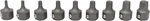 5058 Stubby Torx Bit Set 9PC. T10, T15, T20, T25, T27, T30, T40, T45 & T50. Fixed Price $28.25.